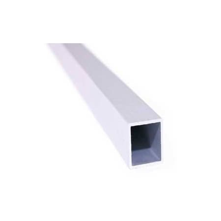 M-D Building Products M-D Square Tubing, 72L x 1W x 1/16H, Anodized Silver 61317